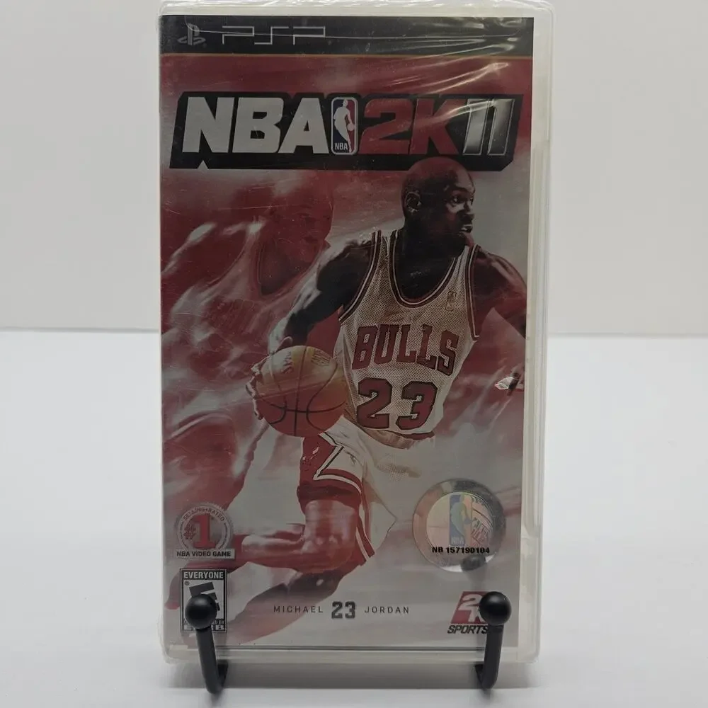NBA 2K11 PSP PLAYSTATION SONY COVER MICHAEL 23 JORDAN BULLS US EDITION NEW